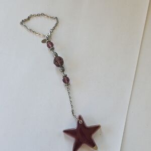 Amethyst Star Charm Necklace